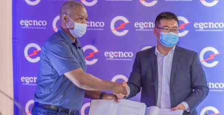 EGENCO CEO sign contact with CHINT Representative